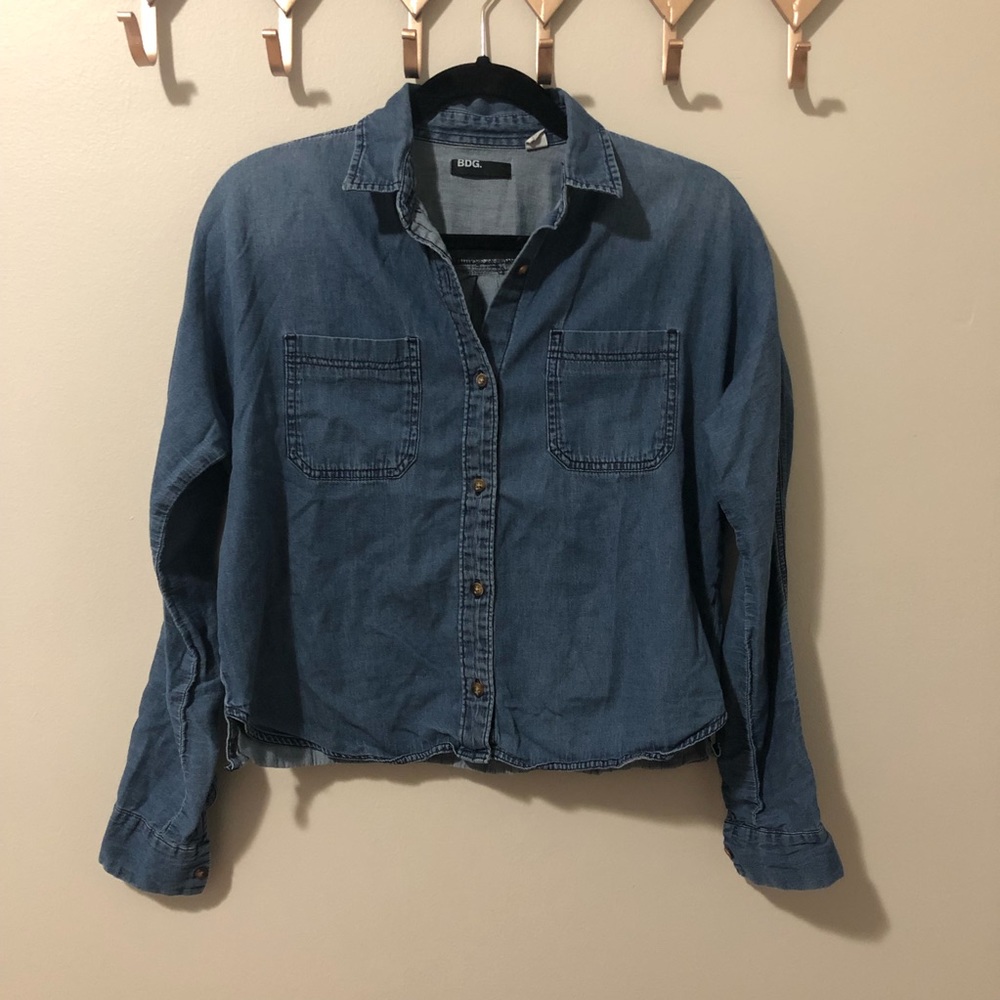 Urban Outfitters BDG denim chambray button down